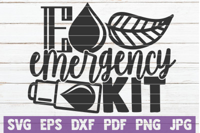 Essential Oils Emergency Kit SVG Cut File