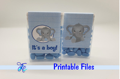 It&#039;s A Boy - Elephant Tic Tac