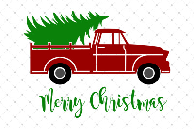 Christmas Truck SVG Files