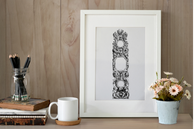 Rustic Wall Decoration, Printable Wall Decor, Antique French Decor