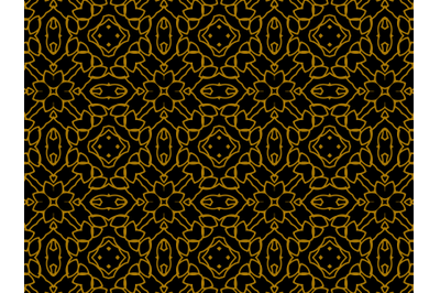 Pattern Gold Motive Batik