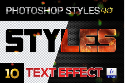 10 creative Photoshop Styles V03