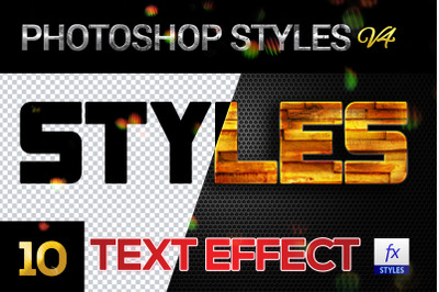 10 creative Photoshop Styles V04
