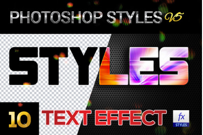 10 creative Photoshop Styles V05