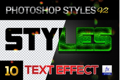 10 creative Photoshop Styles V02