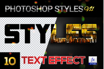 10 creative Photoshop Styles V11