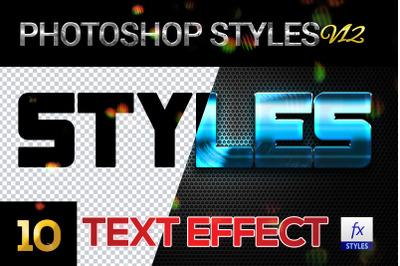 10 creative Photoshop Styles V12