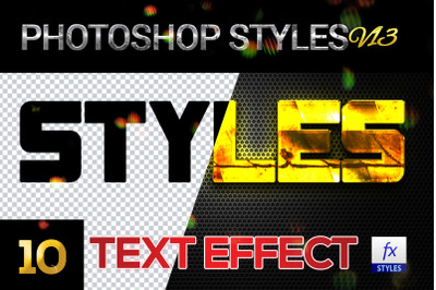10 creative Photoshop Styles V13