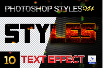 10 creative Photoshop Styles V14