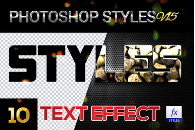 10 creative Photoshop Styles V15