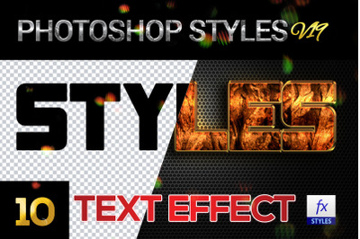 10 creative Photoshop Styles V19