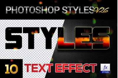 10 creative Photoshop Styles V26