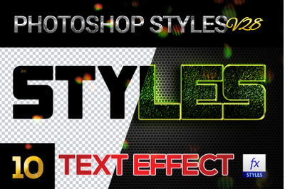 10 creative Photoshop Styles V28