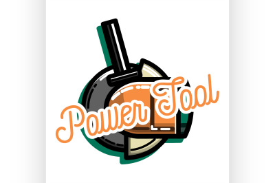 Color vintage power tools store