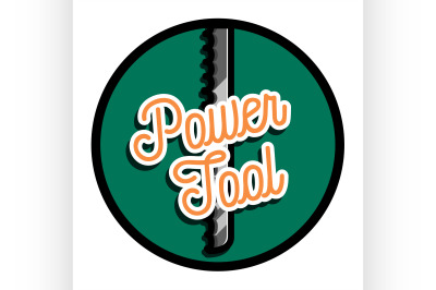 Color vintage power tools store