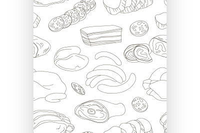 Different kinds of meat collection pattern