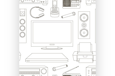 Home technics pattern