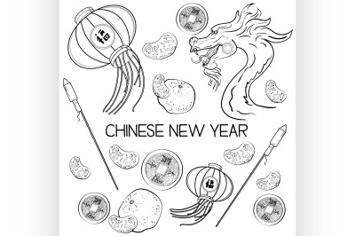 Chinese New Year elements