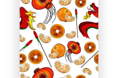 Chinese New Year pattern