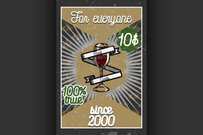 Color vintage tarot cards banner