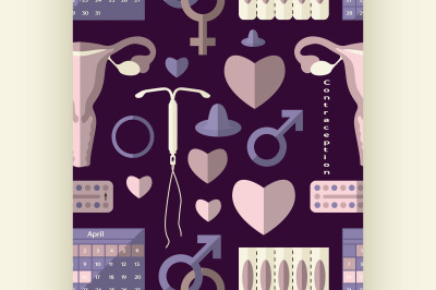 Contraception Day set pattern