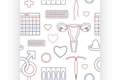 Contraception Day set pattern