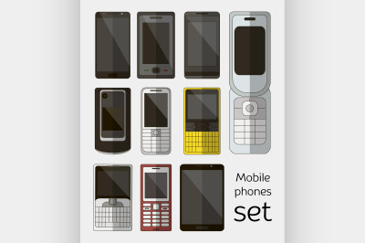 Mobile phones set