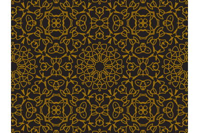 Pattern Gold Form Flower