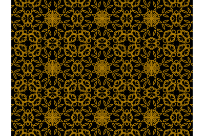 Pattern Golde Motive Smal Flower