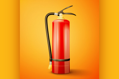 Red Fire extinguisher