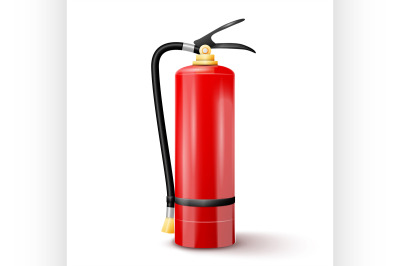 Red Fire extinguisher