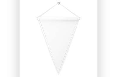 Pennant hanging&2C; mockup