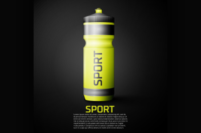 Sport nutrition drink bottle for fitness