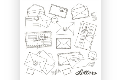 Letter and envelope