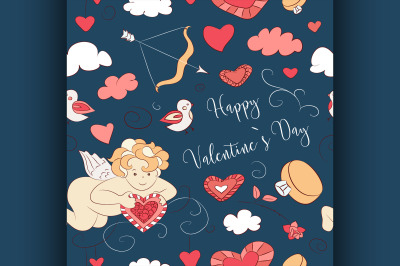 Valentines Day pattern