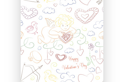 Valentines Day pattern