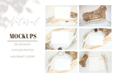 Natural.  Mockup and style photos