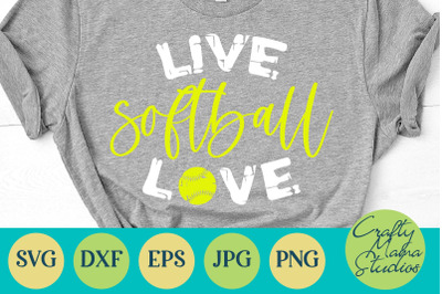 Live Love Softball By Crafty Mama Studios Thehungryjpeg Com