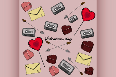 Set of Valentines Day icons