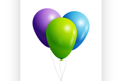 Colorful Balloons set