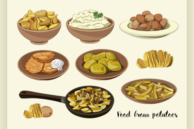 Food from potatoes