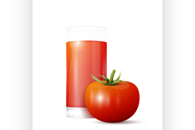 Download Glass With Tomato Juice Mockup Yellowimages