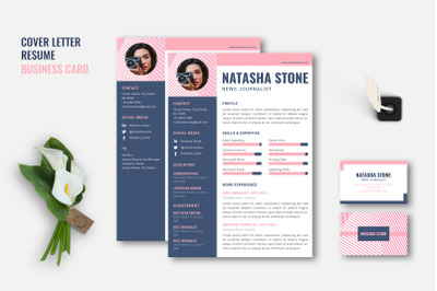 Natasha - Business CV Resume Set