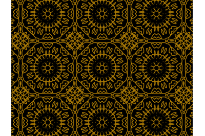 Pattern Gold Motive Flower Arrangement