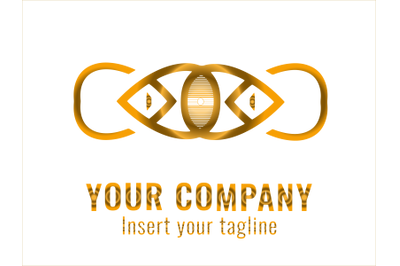 Logo Gold Motive Eye