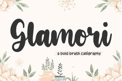 Glamori Bold Brush Calligraphy Font