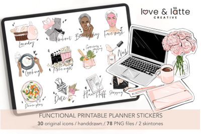 Printable functional planner stickers Printable planning icons, Planne