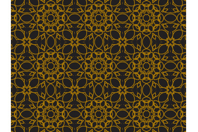 Pattern Gold Line Style
