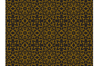 Pattern Gold Beautiful Ornaments