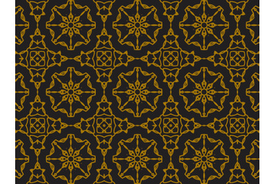 Pattern Gold Ornament The Wheel